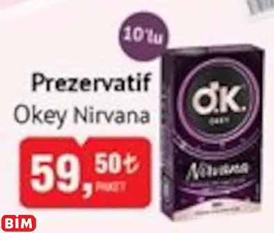 OKEY NİRVANA PREZERVATİF OKEY NİRVANA PREZERVATİF